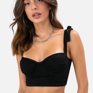 NWT Adika Bustier Crop top